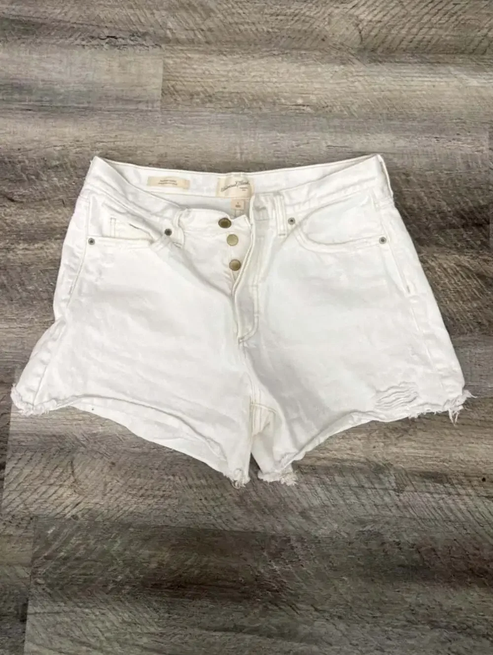 Universal Thread 90s Baggy Shorts White Size 6